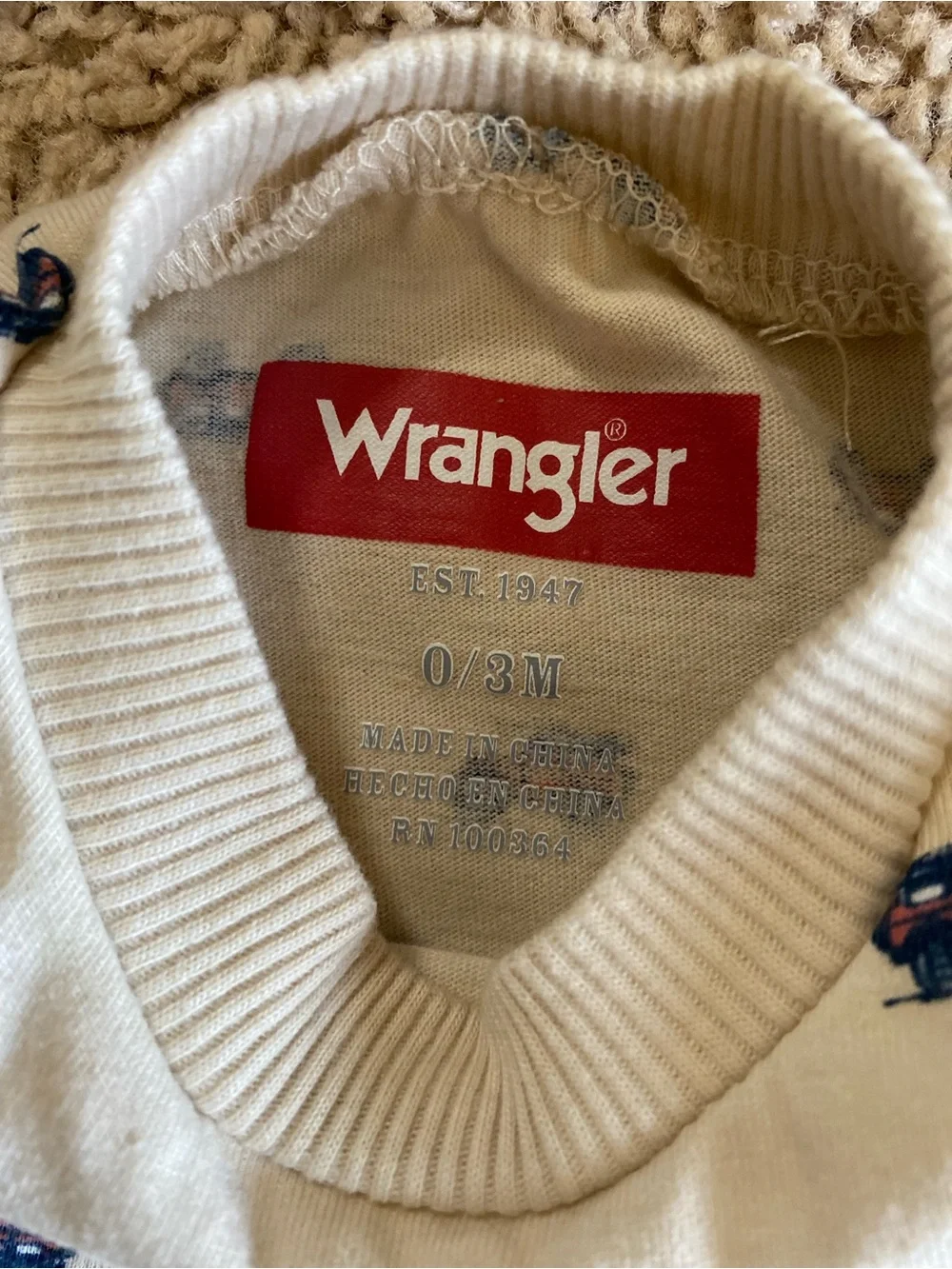 Wrangler boys summer rompers 0-3 months